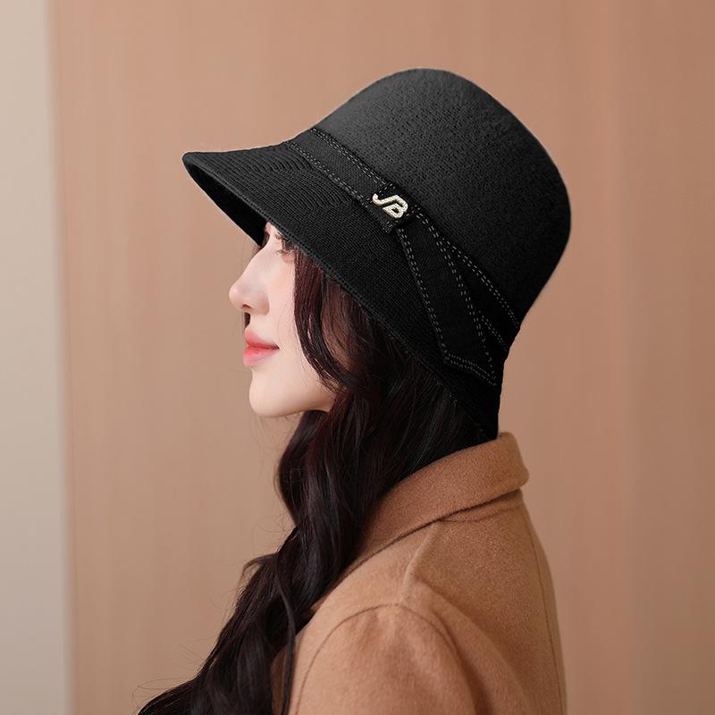 Новая модная шляпа-ведро, осенняя утолщенная шляпа-купол, женская теплая шляпа для рыбалки, подарок