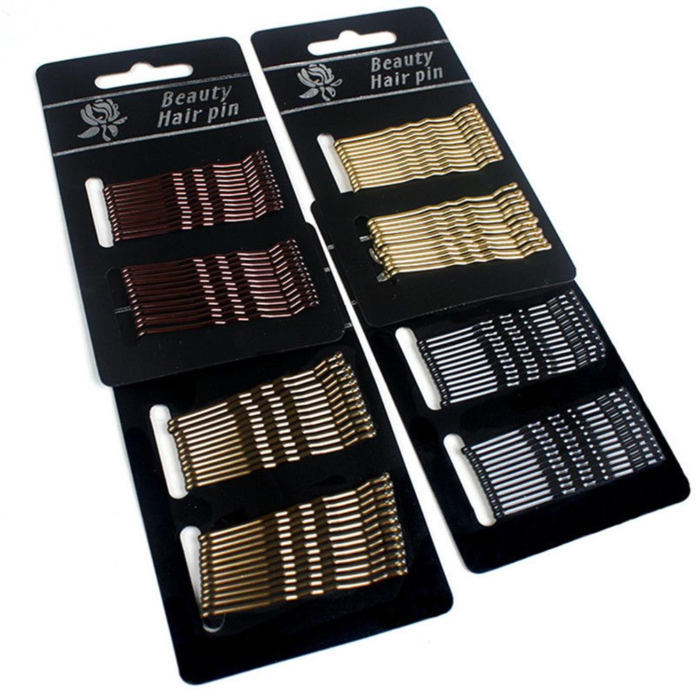 1Set(24PCS) Fashion Wave Salon Barrette Hairpin Hair Styling Clip Bobby Pin