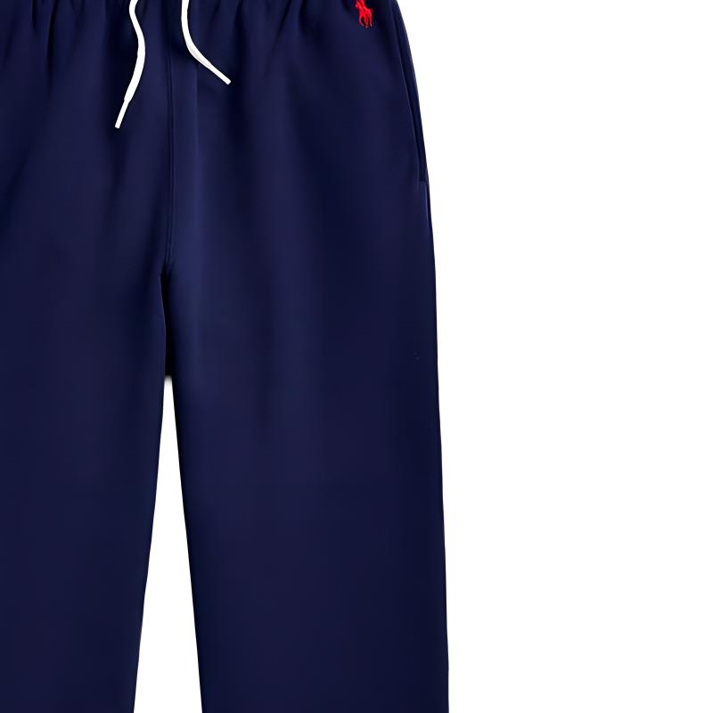 Polo Ralph Lauren Однотонные брюки кэжуал на шнуровке с вышивкой логотипа Женские брюки Темно-синий WMPOPNTNBQ20240-410