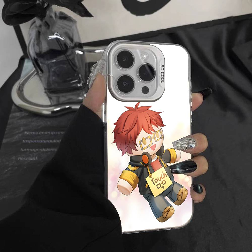 707 Luciel M-Mystic M-Messenger For iPhone 17,16,15,14,13,12,11,Mini,Pro,E,SE4,XS,MAX White Shockproof Candy Matte Cover