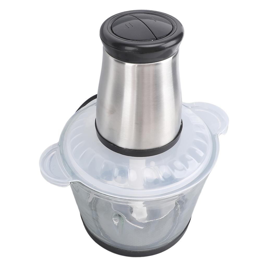 Electric Food Processor with 300W Motor 3L SUS Electric Food Chopper for Meat Vegetable Fruit Nut