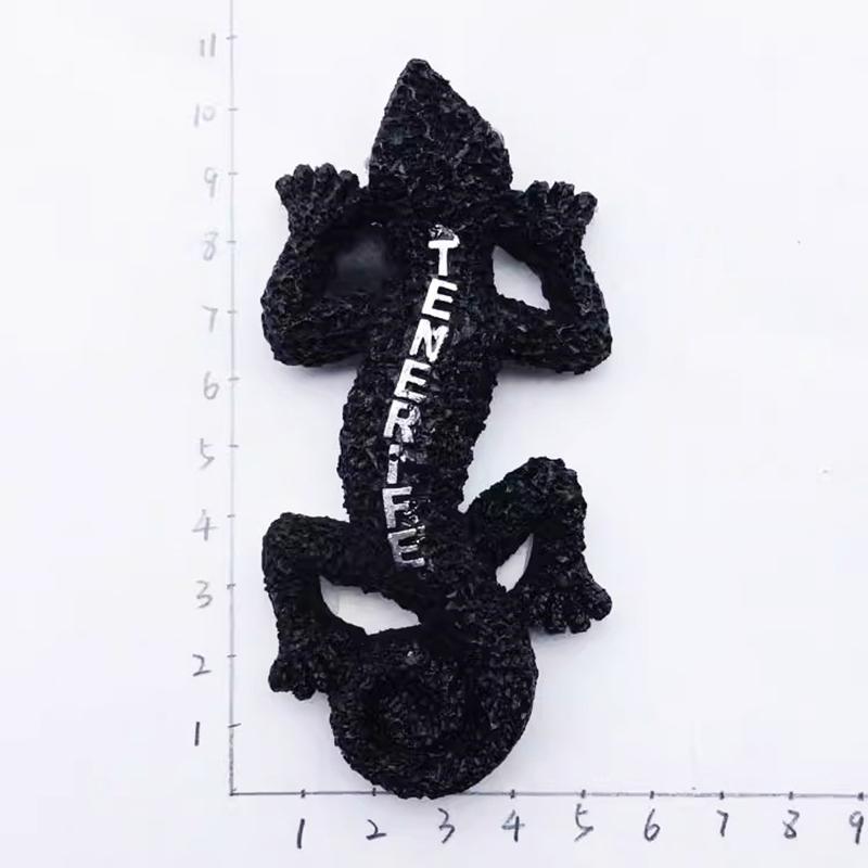 Испания Мадрид смоляной магнит на холодильник сувенир креативный ящерица магнитные магниты для холодильника 3D наклейки украшение дома