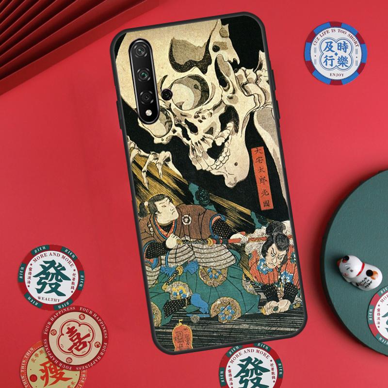 Японское искусство самураев Для Huawei Nova Y73 Y72 Y61 Y91 Y90 Y70 Y60 12s 12i 11i 8i 9 10 SE P60 Pro P30 P40 Lite Чехол