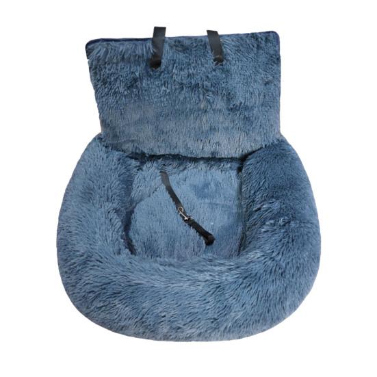 Мягкое моющееся автомобильное сиденье для собак, бустер для домашних животных с поводком безопасности, плюшевая бархатная переноска для щенков, кровать для путешествий в машину для маленьких, средних и больших собак