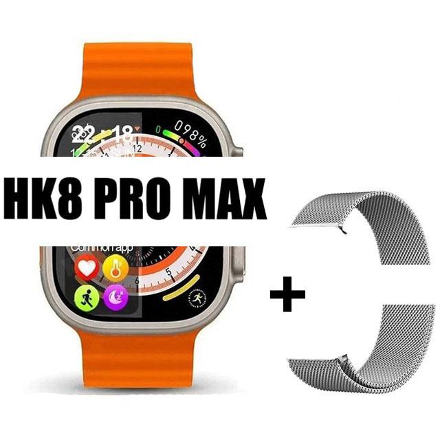 Оригинальные умные часы Hk8 Pro Max для мужчин, серия 8, 49 мм, 2,2 дюйма, экран RTAE с высокой частотой обновления, NFC-компас, игровые умные часы для Apple iPhone