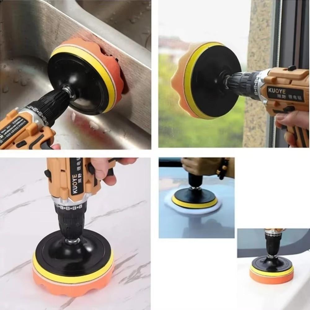 6pcs/set Buffing Wheels Car Polishing Pad Kit 3/4/5/6/7 inch Car Repair Tools