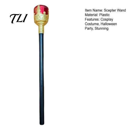 Wand for Children Scepter Wand, Royal King/Queen Costume Accessory, Medieval Holiday Gift Boys Girls Princess Cosplay Wands Role Play, Dress