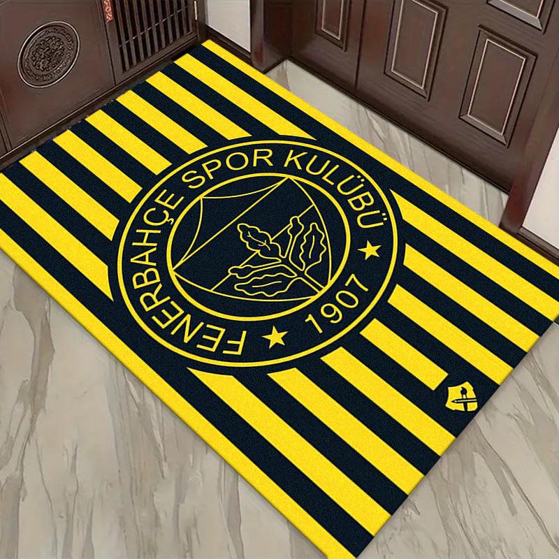 Fenerbahçe Logo Carpet Rug for Living Room Bedroom Home Sofa Decoration,Kids play Non-slip Floor Mat