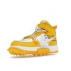 Off-White X Nike Air Force 1 Mid SP Leather Varsity Maize Unisex Sneakers Yellow DR0500-101
