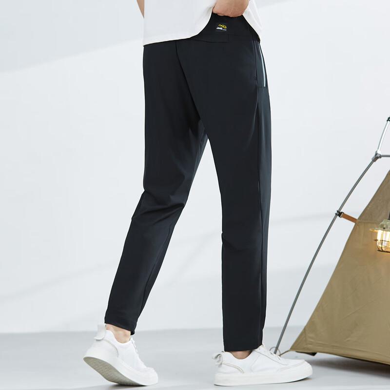 Jeep Мужские дышащие быстросохнущие повседневные брюки прямого кроя для улицы