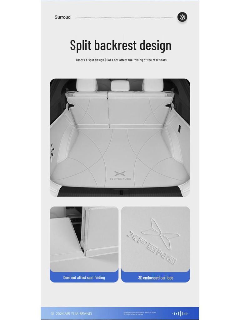 XPeng G6 2024 Trunk Mat & Interior Accessory