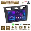 Android Carplay автомобильное радио для Ford Fiesta Mk VI 5 Mk5 2002-2008 мультимедийный проигрыватель головное устройство стерео GPS навигация BT WIFI 2+32 ГБ