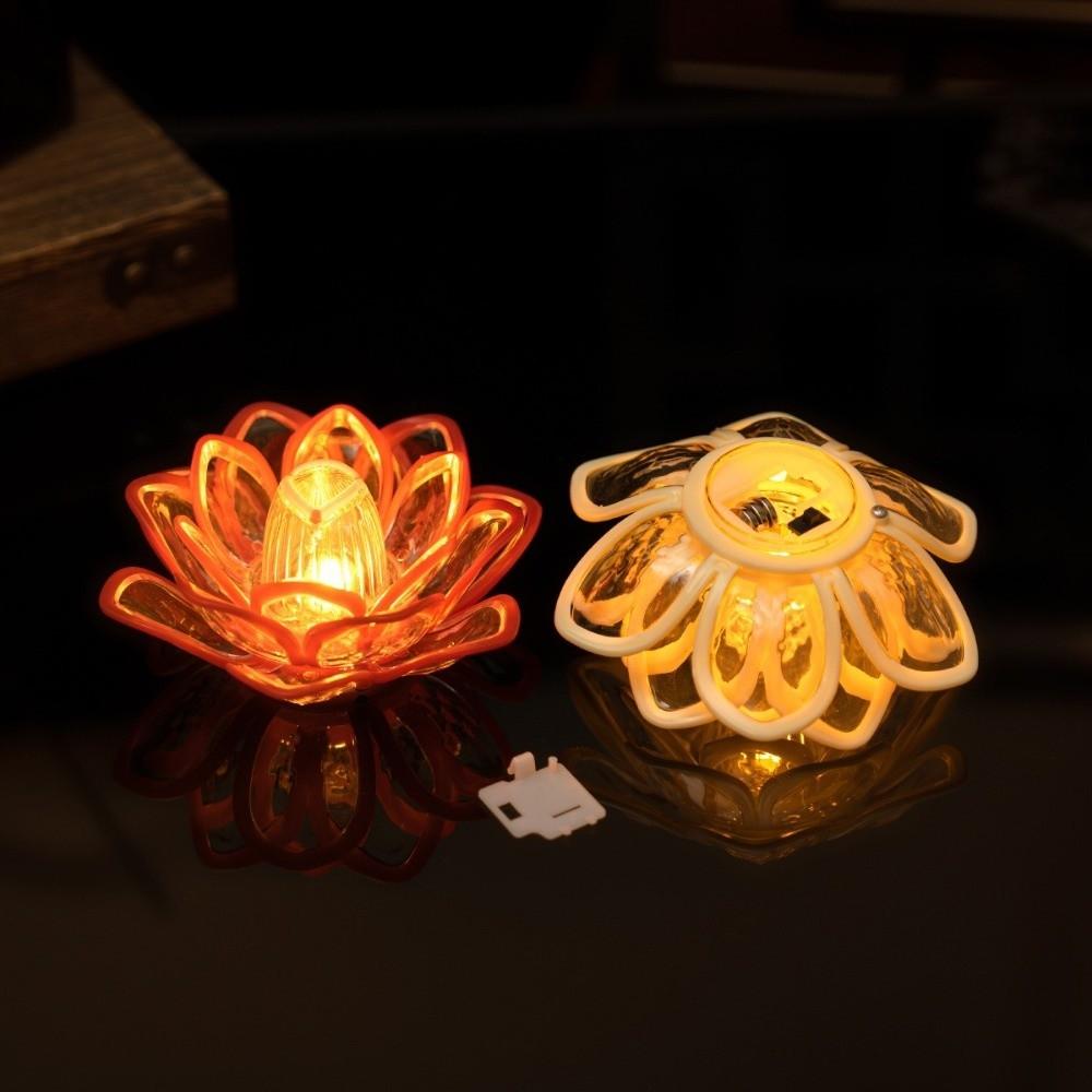 Atmosphere Lighting Electronic Candle Light Battery Operated Night Light Meditation