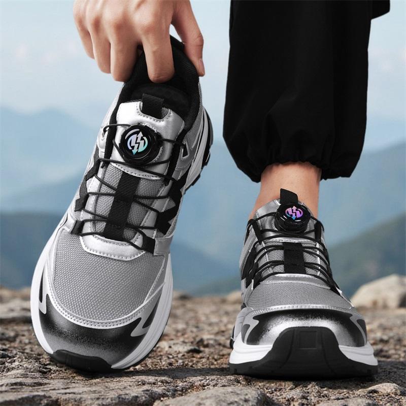 Outdoor Men's Hiking Shoes Non-slip Breathable Running Sneakers Jogging Casual Sport Shoes Comfortable Trekking Climbing Shoes