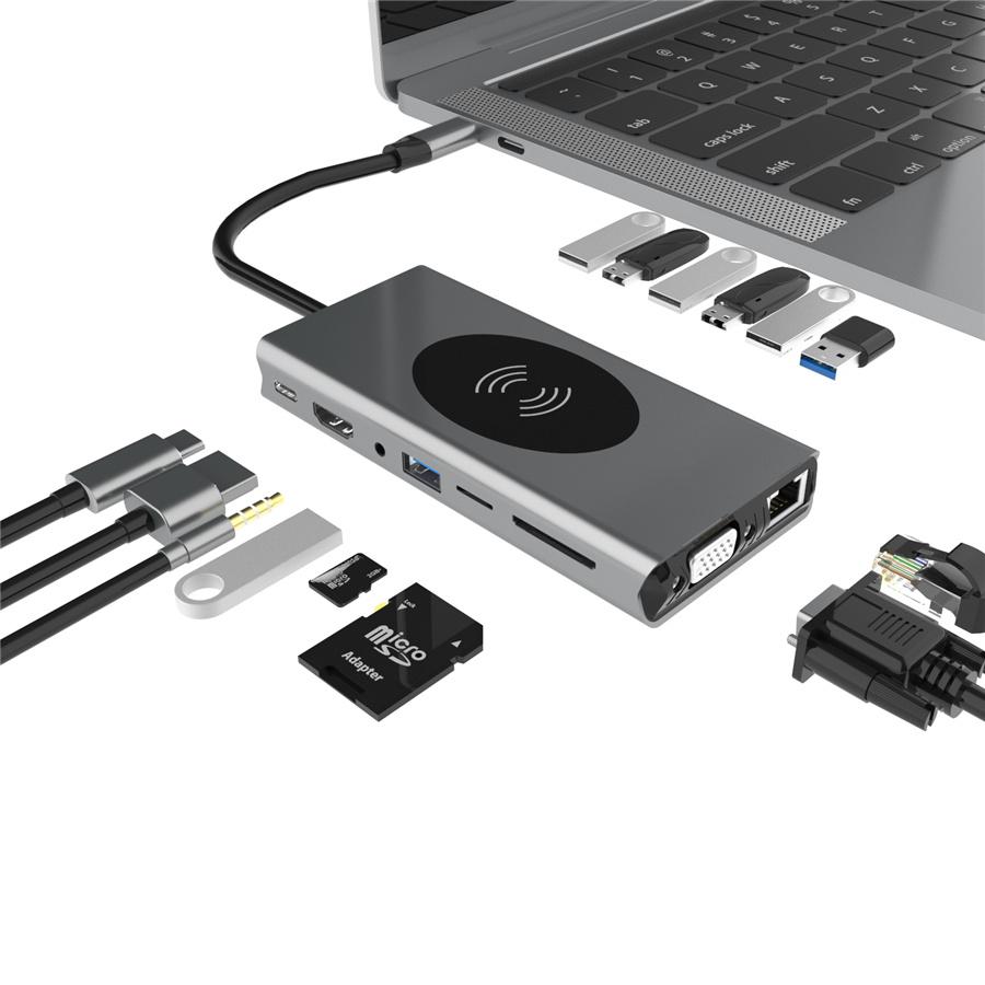 Док-станция Type-c разветвитель USB-хаб многофункциональный хаб док-станция HDMI конвертер для ноутбука
