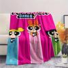 Powerpuff Girls Cartoon printing Flannel Blanket Bedroom Sofa Camping Warm blanket Gifts for family and friends-MJ007
