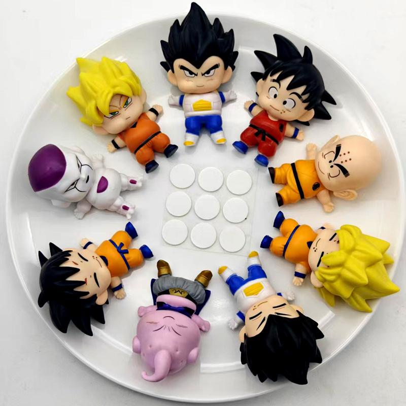 9 шт./комплект Аниме Фигурка Dragon Ball Будь Полным Гоку Вегета Буу Фриза Фигурки Действия ПВХ Статуя Коллекционная Модель Игрушки Подарки для Детей