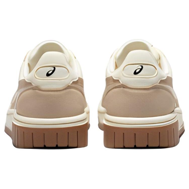 Asics Court Mz Synthetic Leather Low Top Sneakers Women Sneakers White Black Brown 1203A127-752