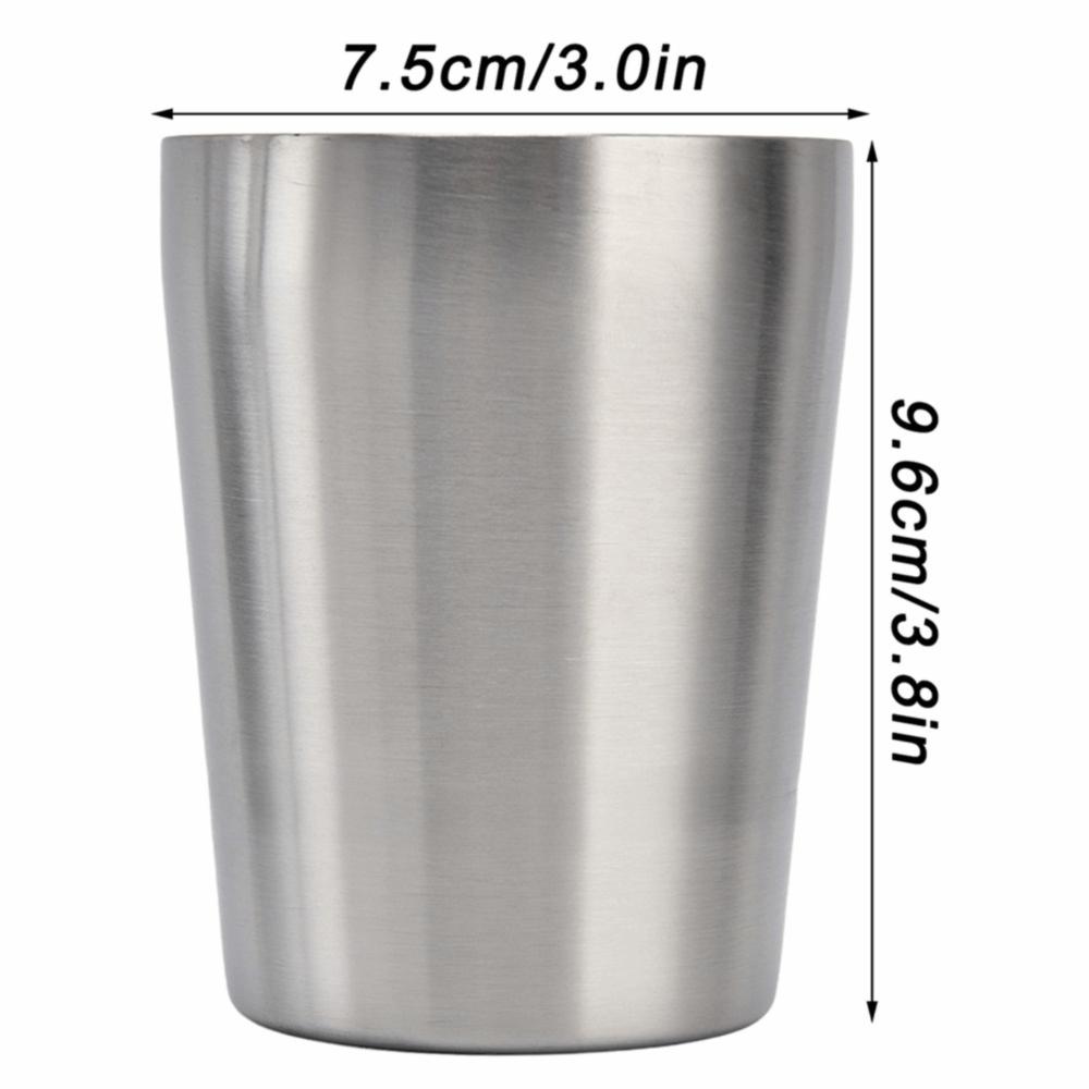 Thickened Stable Juice Beer Tumbler Rustless Steel Straight Drinking Mug  Party Beer Drinking