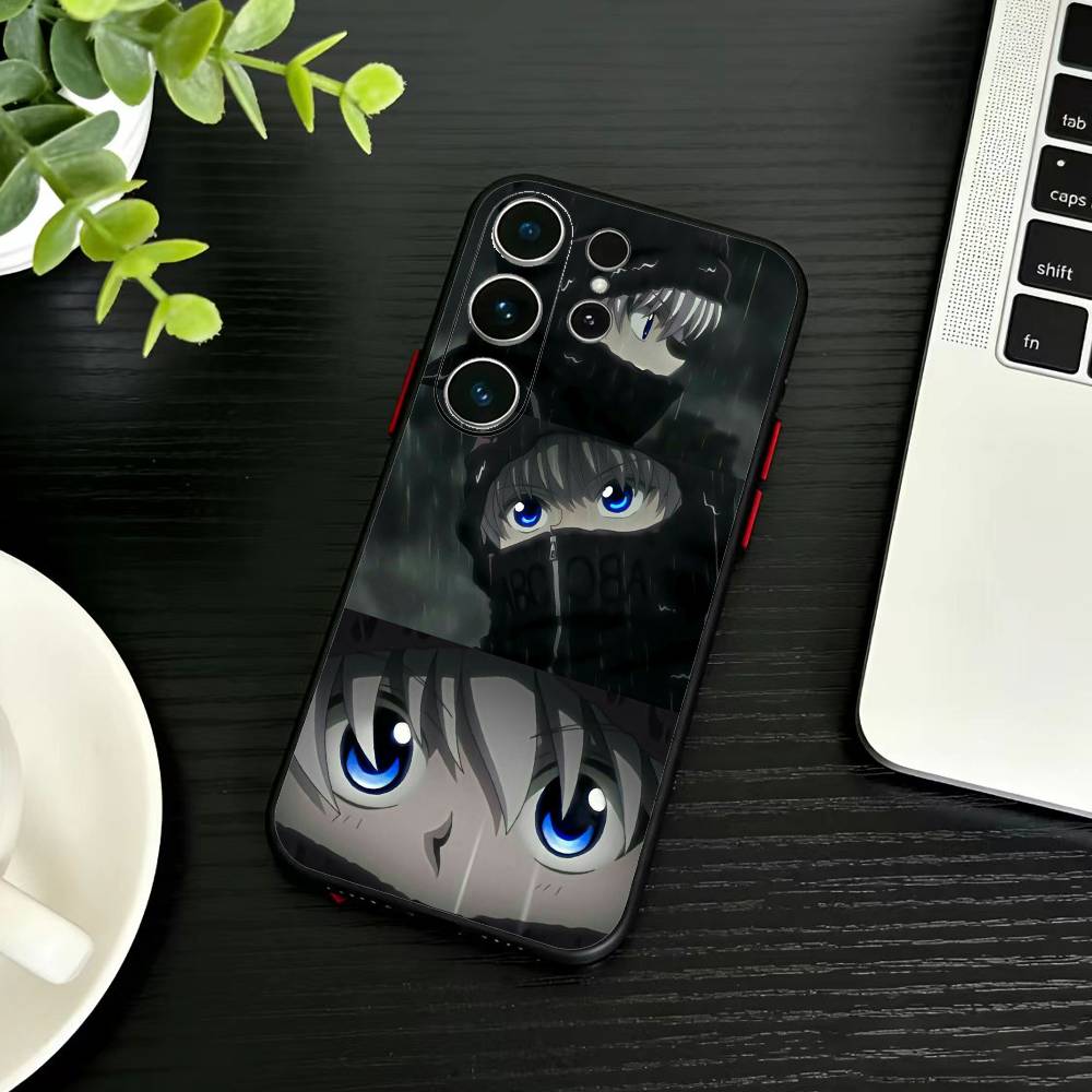 Чехол для телефона G-Killua Zoldyck K-Hunter X Hunter Для Samsung S26,S25,S24,S23,S22,S21,S20,Plus,Fe,Lite,Другие Черный Чехол