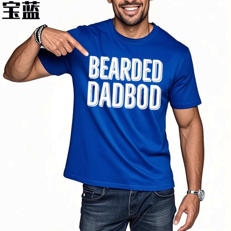 Vintage Tshirt Basic Tee Men short sleeve tshirt Plus Size Teeshirt Bearded Dadbod Anime Teenagers Top tees Quick Dry Shirt