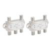 2PCS 4x1 DiSEqC Switch 4 в 1 Out 950 до 2400 МГц DiSEqC 1.0 2.0 спутниковый сигнал коммутатор-сплиттер