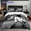 Rasta Lion Set Vibrant Colors Bold Bedding 1 Duvet Cover 2 Pillowcase Without Core Bedding Set Soft And Comfortable Christmas Birthday Gift
