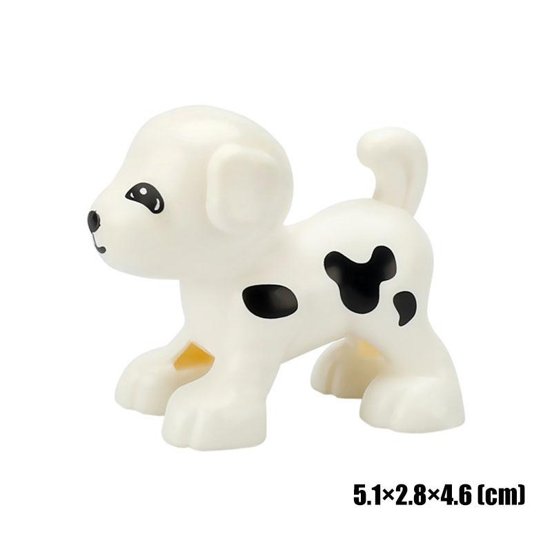 Big Size Building Blocks Animal Accessorie Compatible Duplo Rabbit Fish Bear Chicken Pig Duck Dog Cat Horse Cow Sheep Toys Gifts