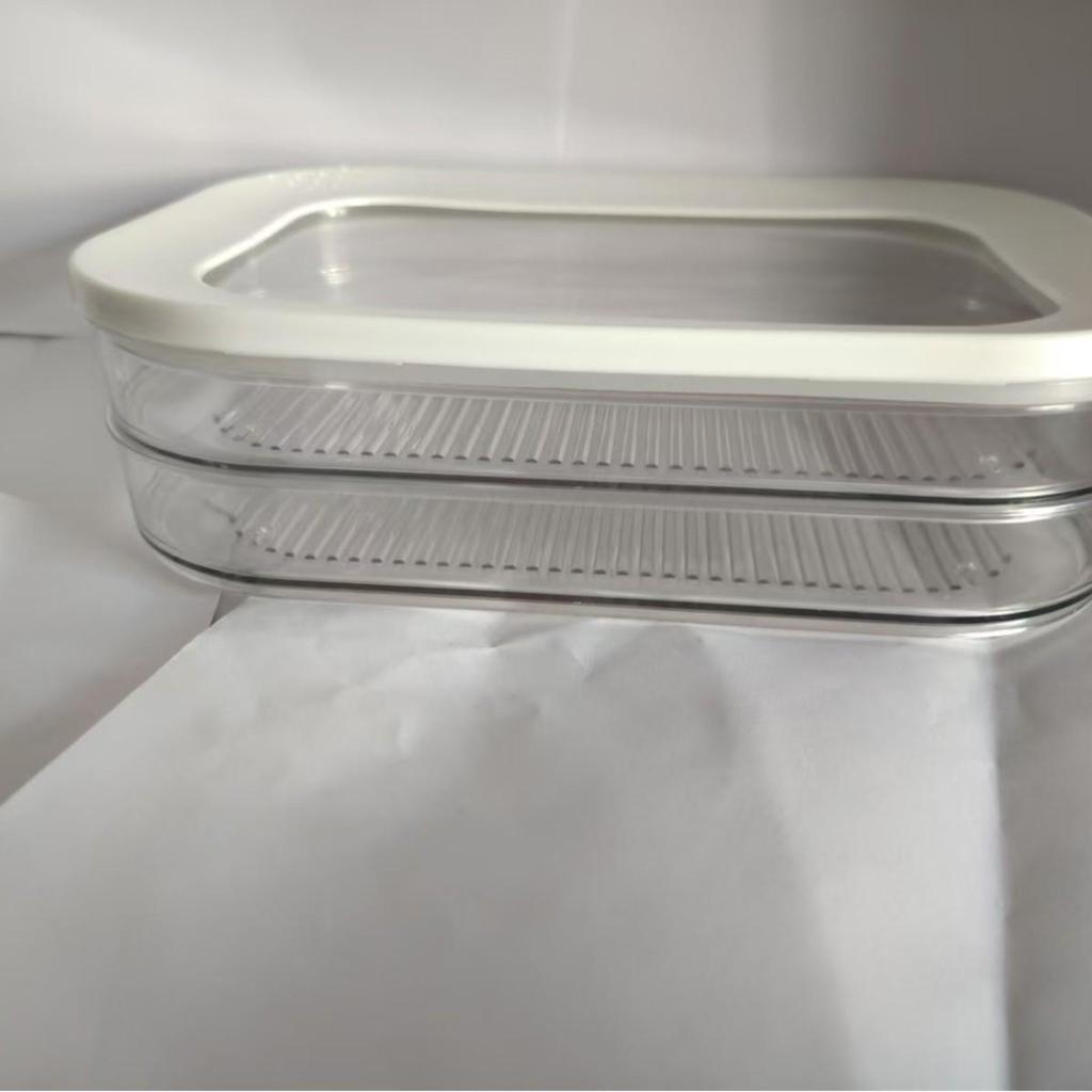 Прозрачный контейнер для хранения мяса и бекона в холодильнике и морозильной камере