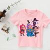 Cool Kids T-shirt Harajuku Girl Boy Clothes KPop Demon Hunters Movie Fans Gift Summer T-shirt Tops Cartoon Print Top