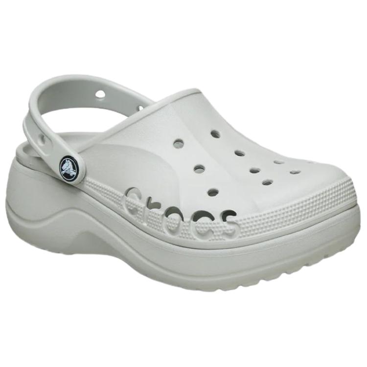 Crocs Baya Удобные простые клоги Женские клоги Серые 208186-101