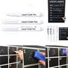 White Ink Liquid Chalk Pen Marker Pens Erasable Chalk Blackboard Menu Glass Window Pens