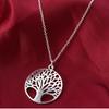 round hollow wishing tree pendant necklace life tree Tree Of Life pendant necklace jewelry fashion cute wedding part