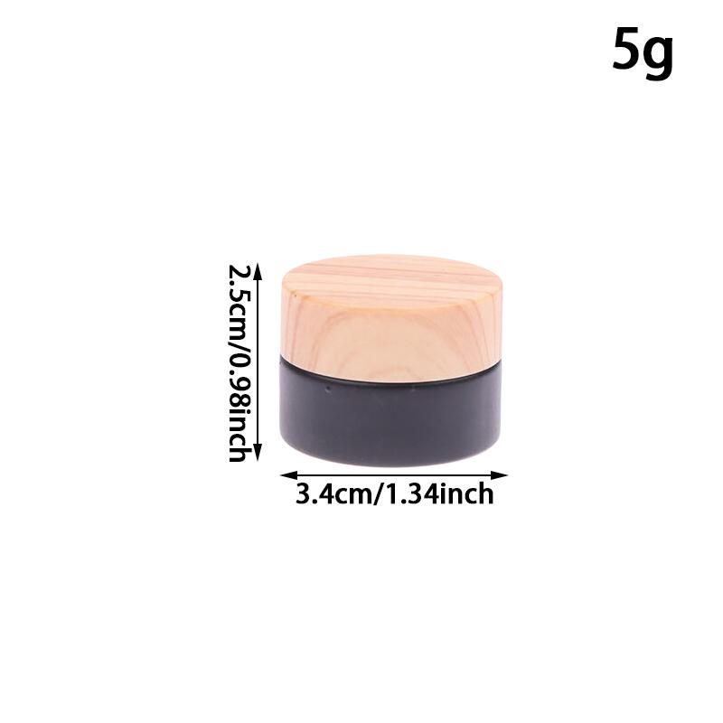 Пустые банки из матового стекла, банка для крема, косметический контейнер с крышкой, стеклянная бутылка 5-100 г, контейнер для макияжа, дорожные косметические банки