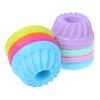 6Pcs Silicone Cake Molds Muffin Cake Cups Egg Tart Cupcake Dessert Baking Mold Bakeware Tools Color Random