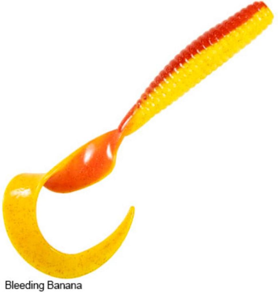 Zman Мягкая приманка DoormatadorZ 5 дюймов, 4 шт. в упаковке, Bleeding Banana (8415)