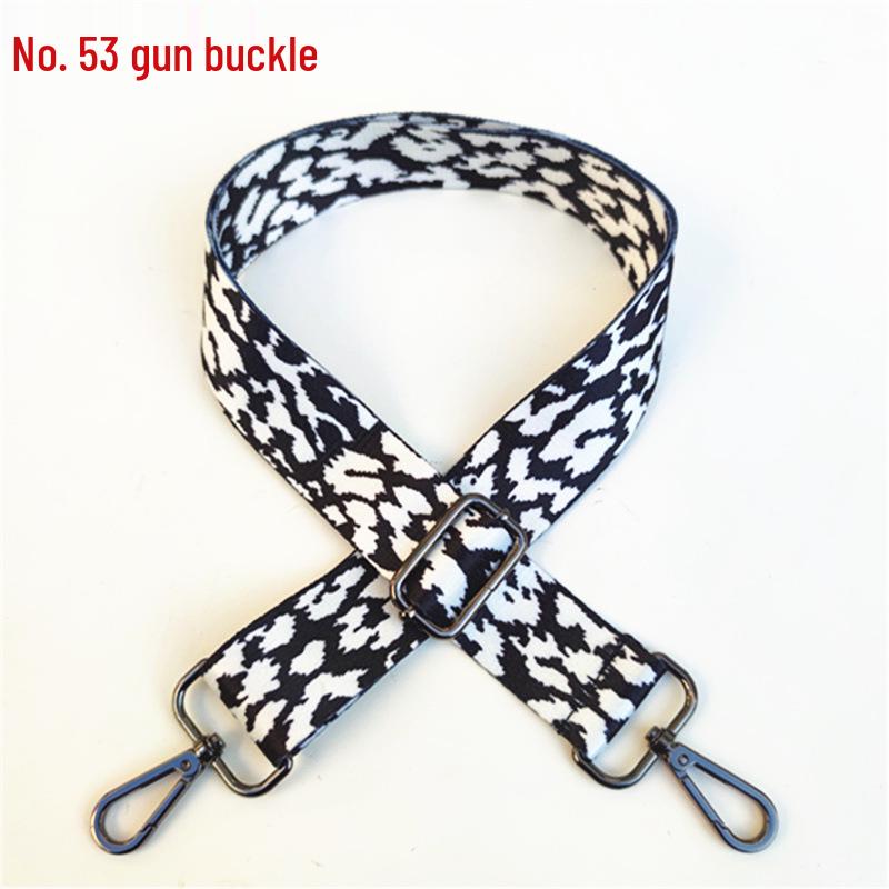 Colorful Ethnic Leopard Print Crossbody Bag Strap - Extended & Widened Replacement for Women's Shoulder Bags