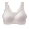 Fitness Sports Bra Summer Ultra Thin Ice Silk Traceless Bra Women's Breathable One Piece Tank Top Bra