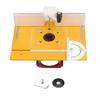 Router Lift Kit 0?54mm Lifting Base Router Table Insert Plate for 64?65mm Trimming Milling Machines