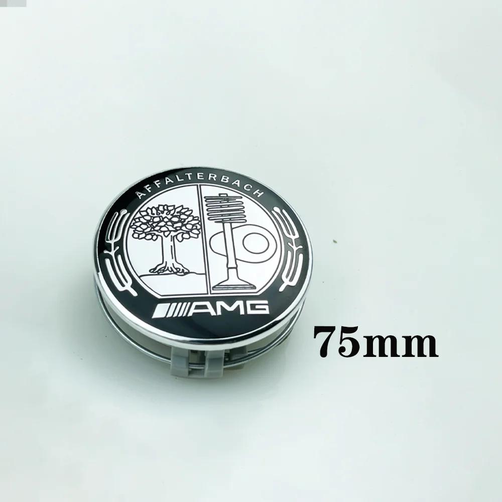4 шт. Для Mercedes Benz AMG C207 C218 A207 C117 CLA CLS E-Class W212 S212 X166 W176 W205 75 мм Центральный логотип колеса автомобиля Колпачок ступицы