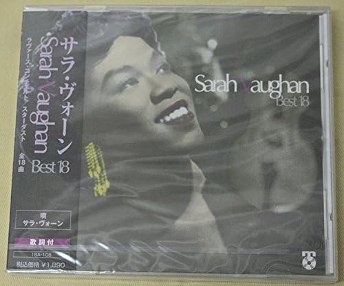 CD САРА ВОН - Sarah Vaughan BEST18 18A108 Япония Джаз Б/У