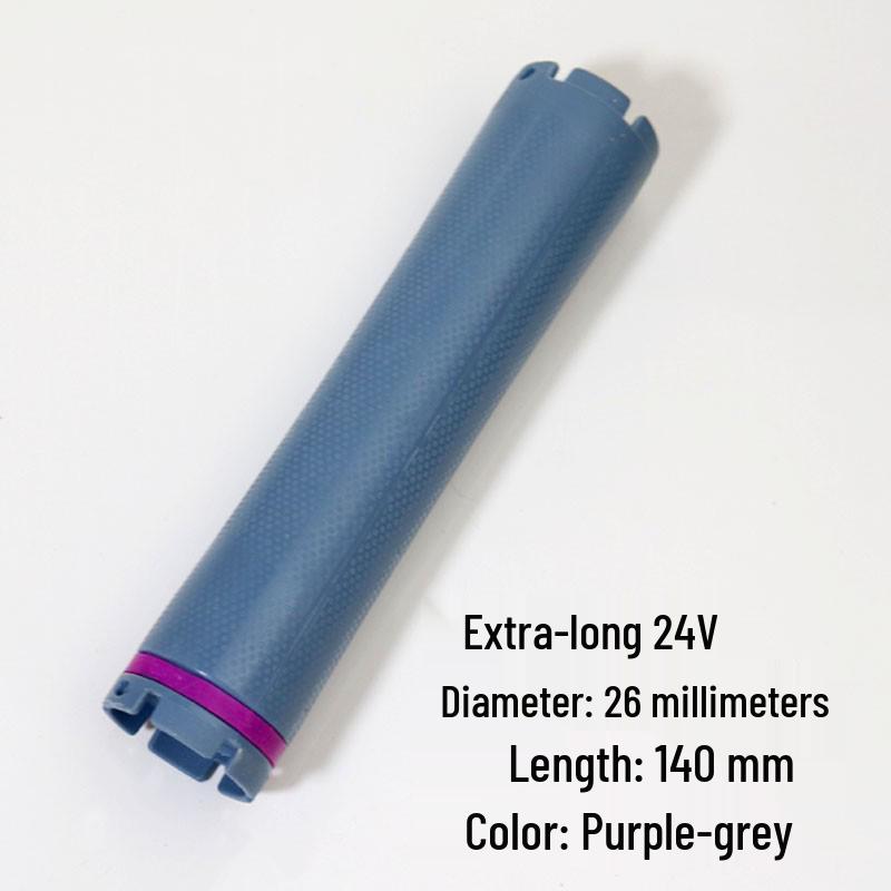 24V Long French Curl Perm Rods, 14cm, Double Hole Digital Curlers