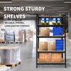 DayPlus Shelf 5 Tier Garage Shelving Heavy Duty Adjustable Storage Shelving Unit,386lbs Load Capacity Per Tier,150-200CM Height