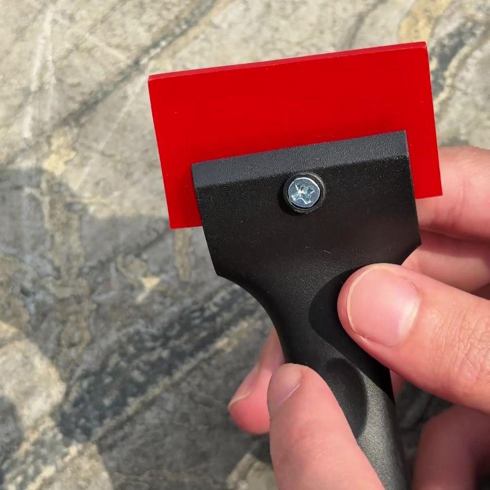 2pcs Lightweight Film Sticking Scraper Reusable Cleaning Tool Portable Small Squeegee Vehicle
