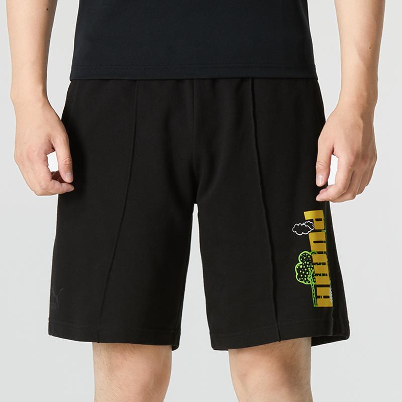 Puma Повседневные шорты мужские черные средние 538777-01