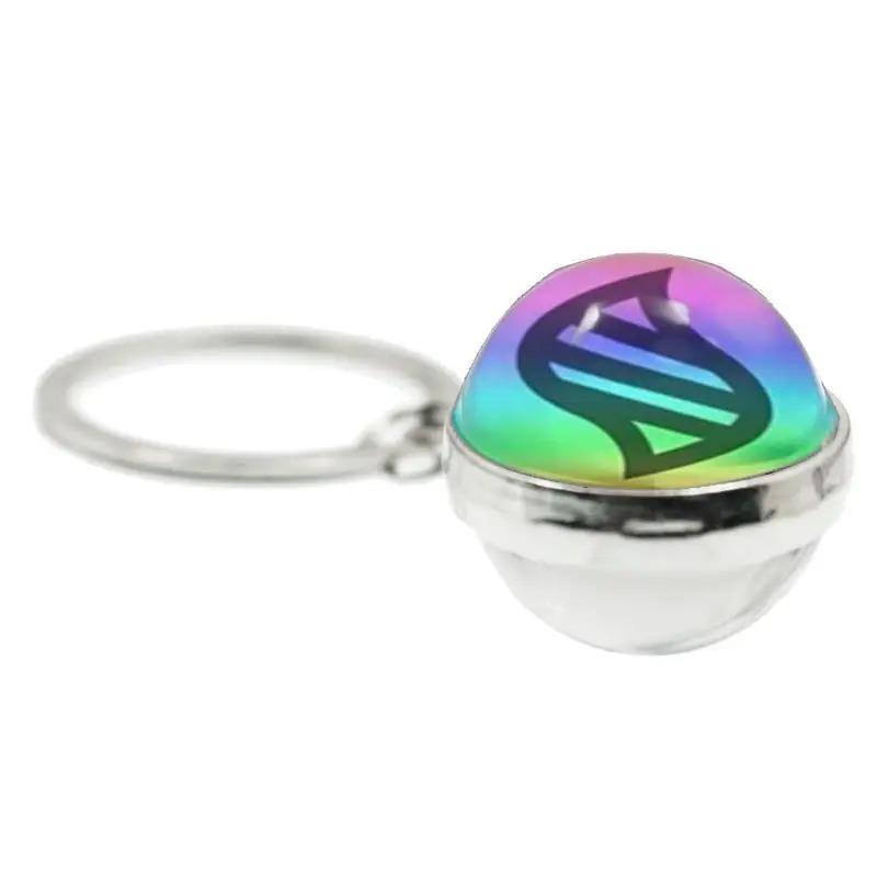Pokmon Keychain Mega Evolution Stone Anime Peripheral Cute Cartoon Creativity Modeling Ornament New Portable Keychain Gifts