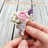 Flower Brooches for Women Clothes Decorative Clothing Clips Cloth Flower Brooches for Wedding Party Birthday Commuting Sweater