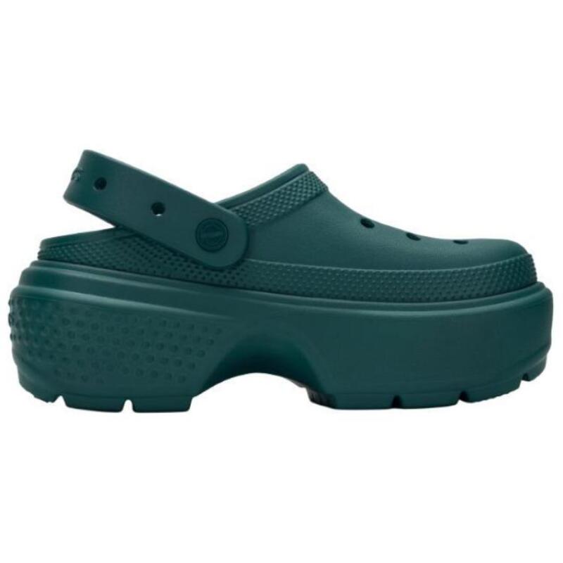Crocs Lightweight Foot Pull Hole Shoes Women's Dark Green