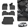 CARVANTA Prius 60 Series 3D Floor Mats Trunk Mat Full Compatible with PRIUS 60 Series 2023 Made of TPE 3D Interior Custom Protective Set Mats Trunk