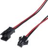 10Pcs Portable Male To Female Wire Connector 15Cm Universal Long Jst Sm 2Pins Plug